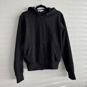 Comme de Garçons AD 2016 Black Zip-Up Hoodie Made in Japan - Size Medium